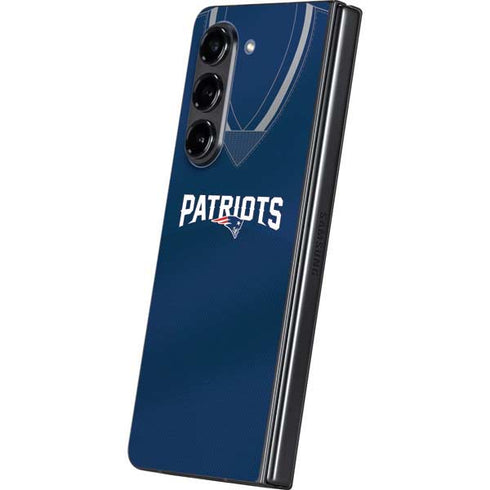 NFL New England Patriots Team Jersey Galaxy Z Fold5 5G Skin